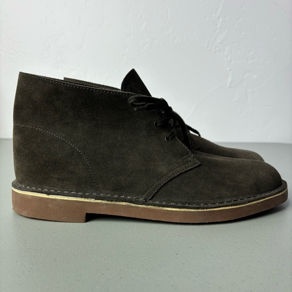 Clarks Chukka Boots Men 12 M Suede Leather Upper - Picture 1 of 11